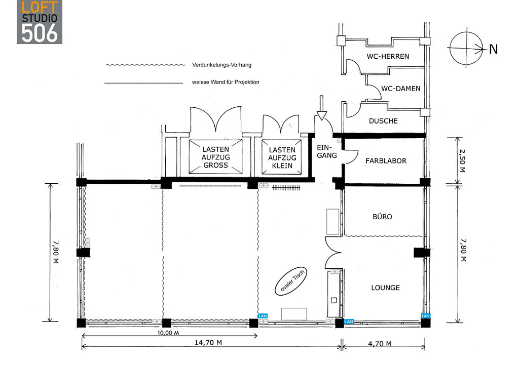 Grundriss Loft 506